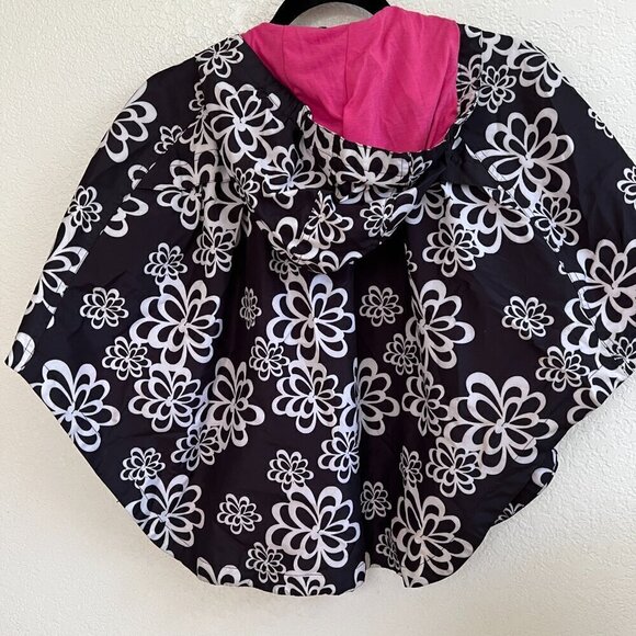 London Fog Girls MultiColor Size L 6X Lightweight Hooded Rain Poncho - Picture 6 of 8